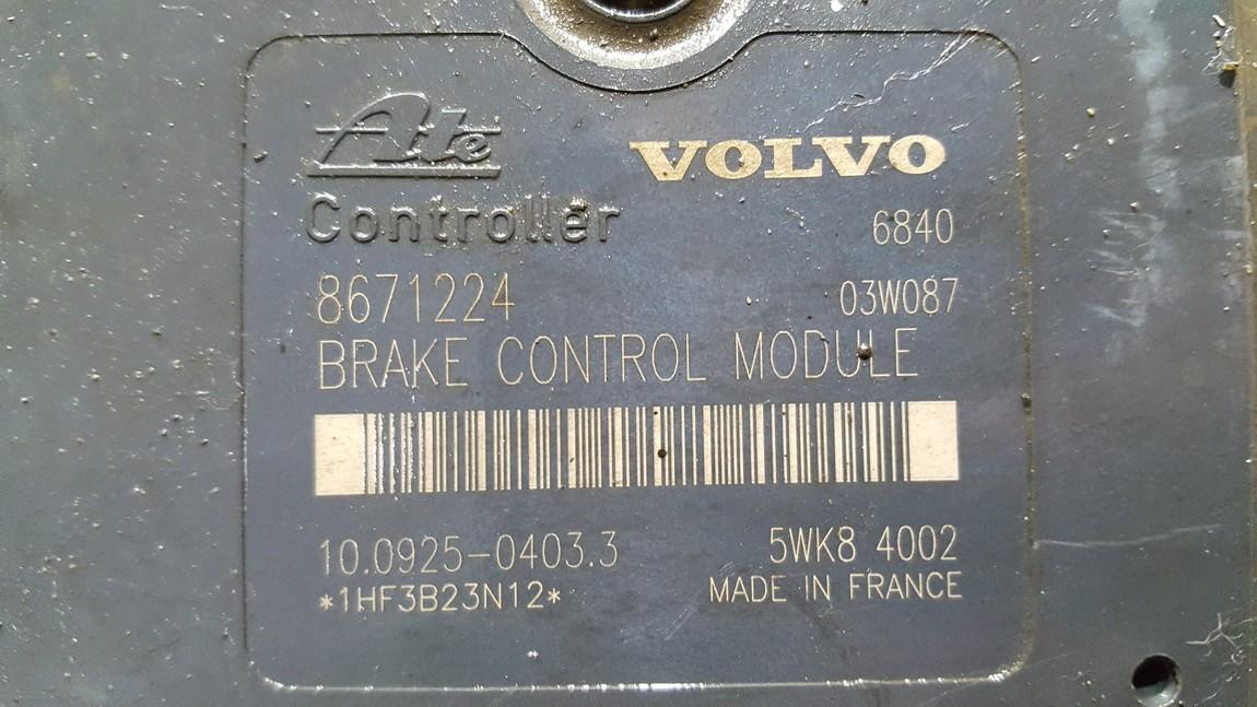 8671224 Volvo S60 2002 ABS Unit (ABS Brake Pump) - Thumbnail 3