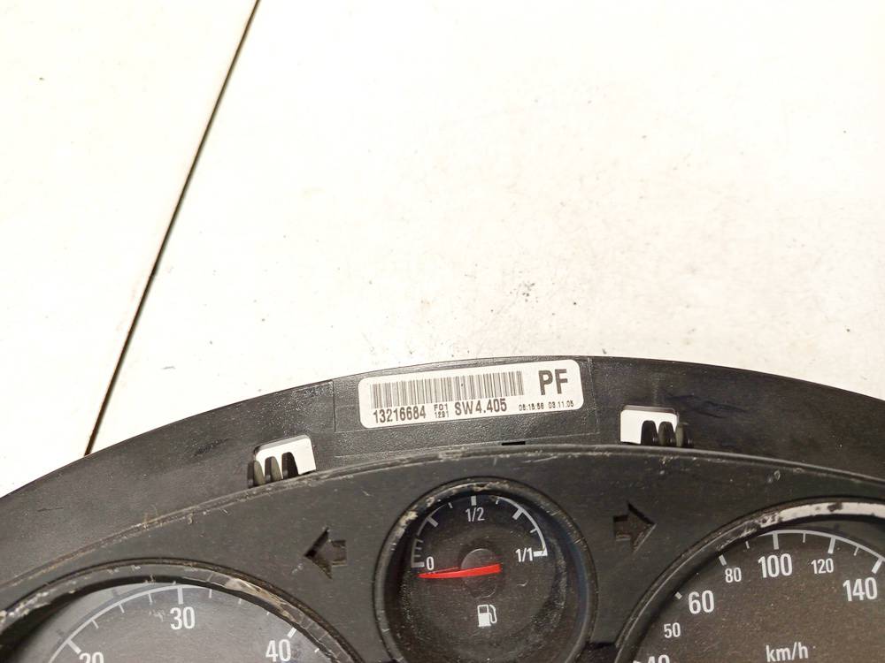 13216684 Opel Astra 2005 Speedometers - Cockpit - Speedo Clocks Instrument - Thumbnail 3