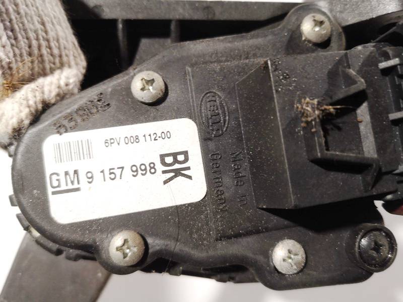 6PV00811200 Opel Astra 2006 Accelerator throttle pedal (potentiometer) - Thumbnail 3