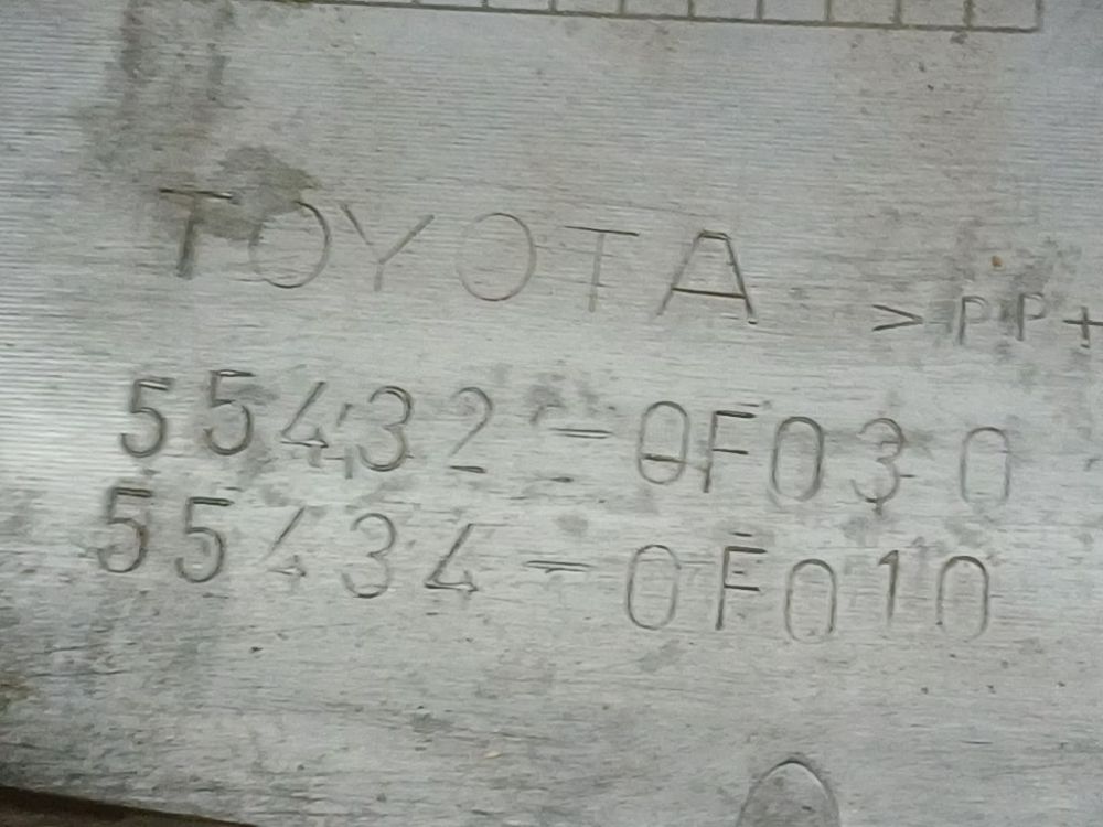 554320F030 Toyota Corolla Verso 2005 Salona apdare (plastmasas) - Thumbnail 4