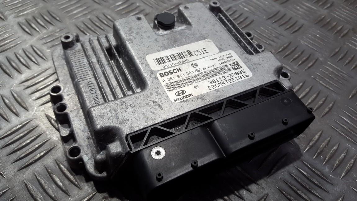 0281013583 1039S26524, 39113-27805, 3911327805 ECU Engine Computer ...