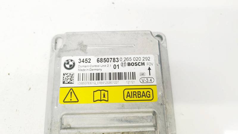 34526850783 BMW 5-Series 2012 Komputer SRS airbag – moduł sterujący poduszek powietrznych - Thumbnail 2