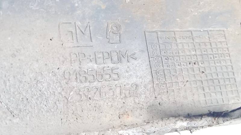 9185655 Opel Vectra 2004 Skirt End Molding Trim Cover - REAR RIGHT - Thumbnail 3