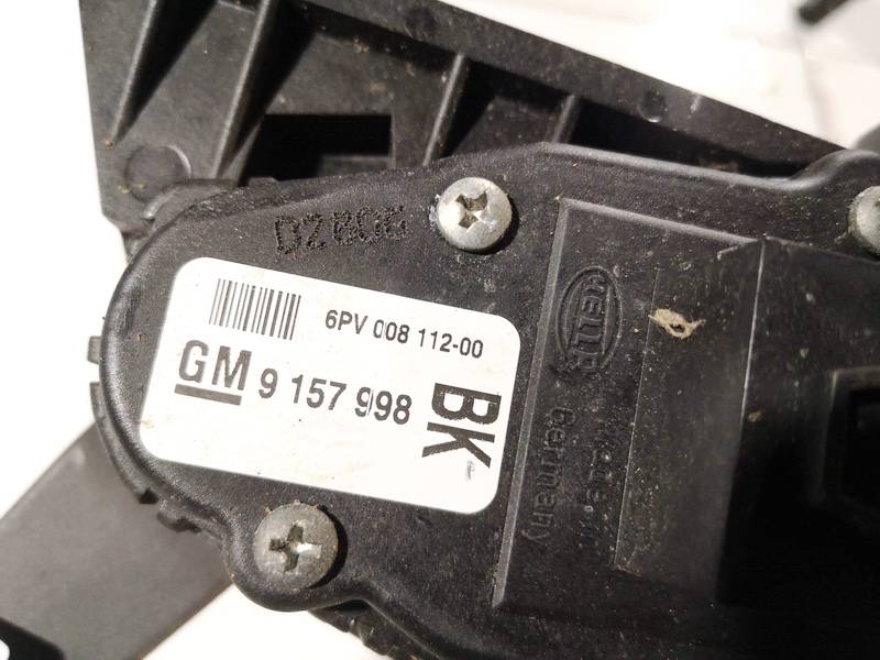 9157998 Opel Astra 2005 Accelerator throttle pedal (potentiometer) - Thumbnail 3