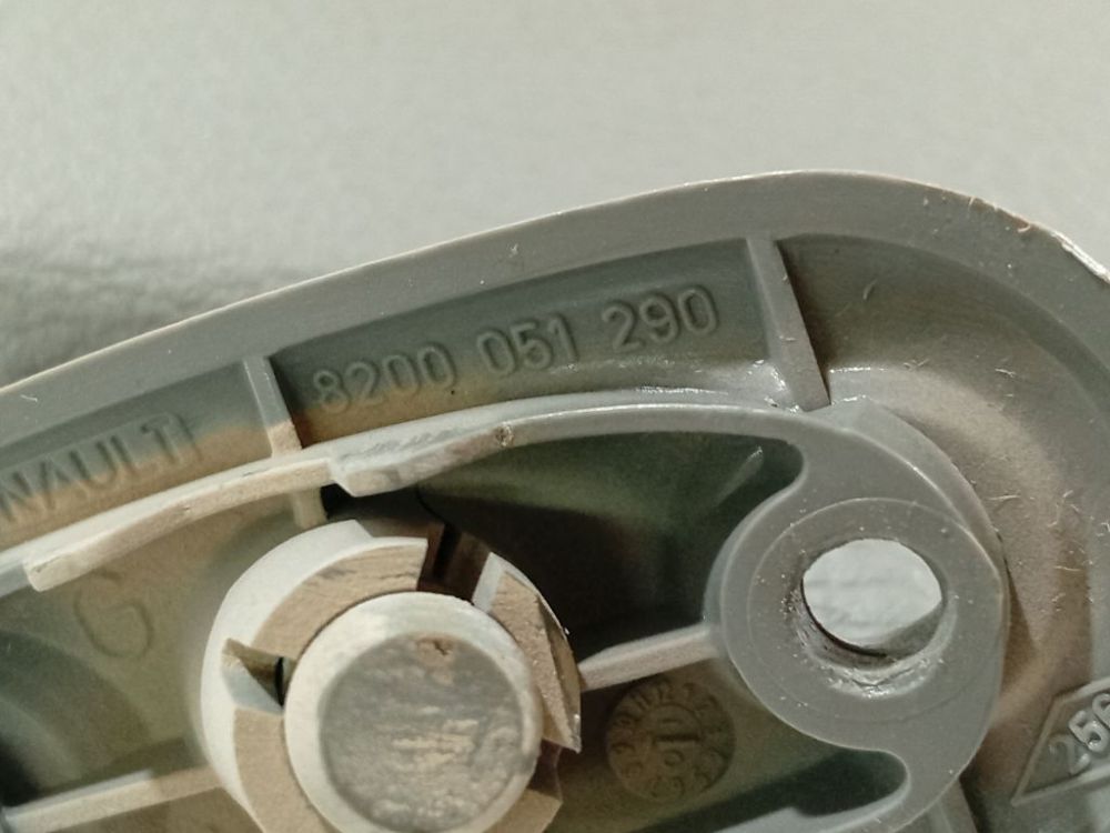 8200051290 Renault Scenic 2002 Sun Visor, With Light and Mirror and Clip - Thumbnail 4