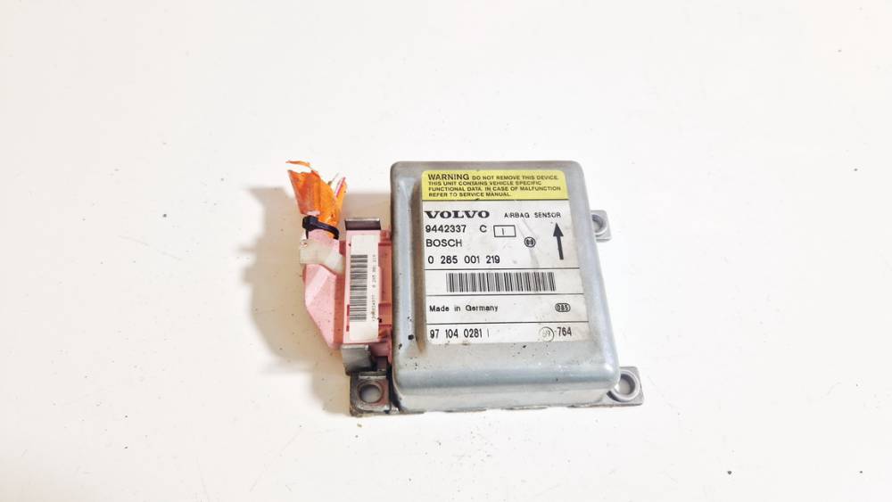9442337 Volvo V70 1997 Komputer SRS airbag – moduł sterujący poduszek powietrznych