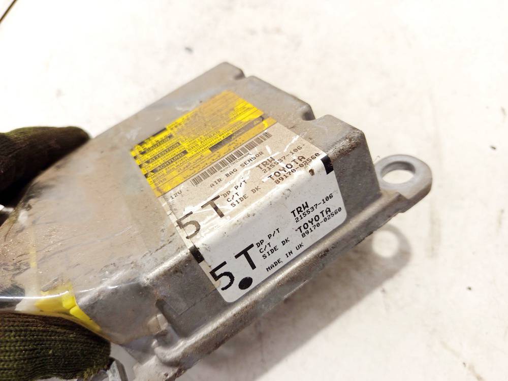 215537106 Toyota Auris 2007 Komputer SRS airbag – moduł sterujący poduszek powietrznych - Thumbnail 3