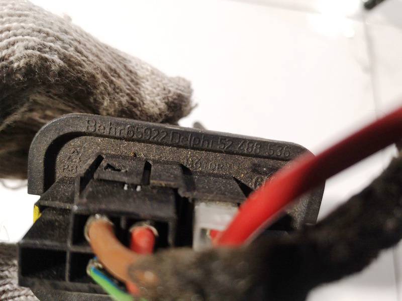 52488536 Opel Zafira 2006 Heater Resistor (Heater Blower Motor Resistor) - Thumbnail 3