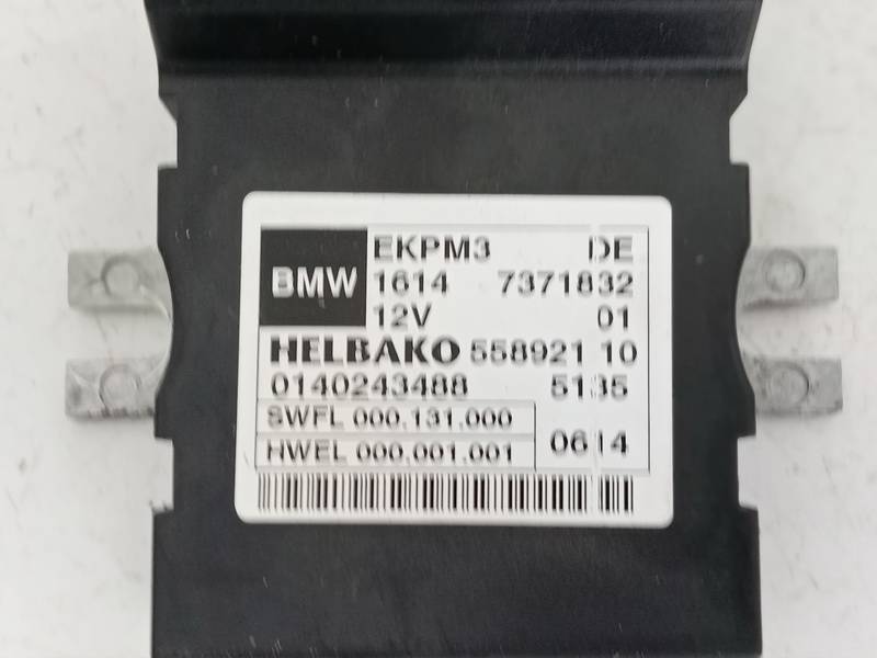 16147371832 BMW 3-Series 2013 Polttoainepumpun rele - Thumbnail 3