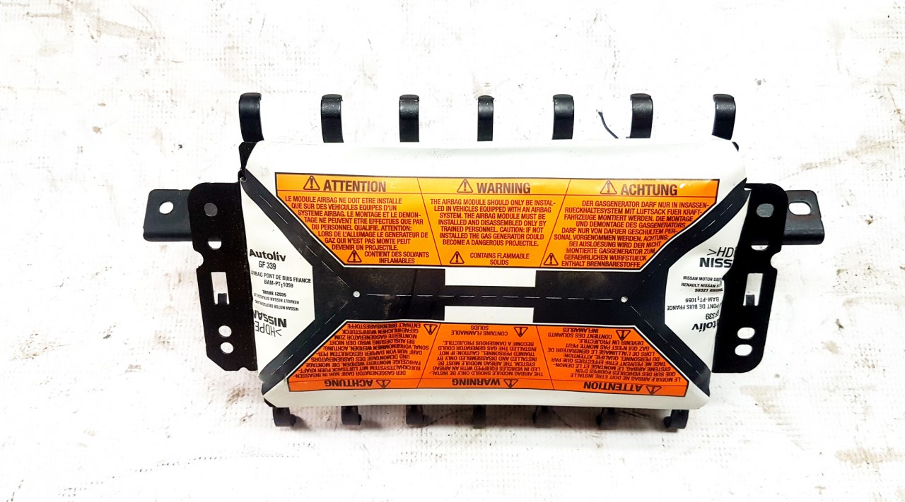 606565100DD Nissan Qashqai 2008 Poduszka powietrzna SRS w panelu wnętrza