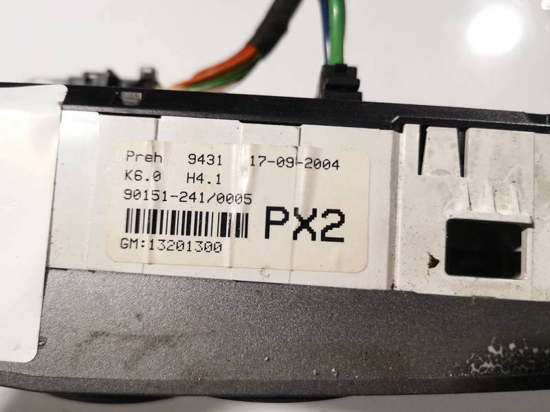 901512410005 Opel Astra 2005 Commande chauffage - Thumbnail 3