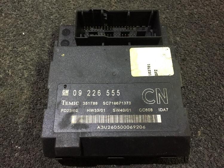 09226555 Opel Vectra 2004 Confort Contrôle Module
