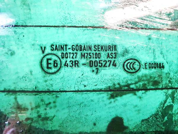 DOT27M75100AS3 Volkswagen Touareg 2005 Heckscheibe - Thumbnail 2