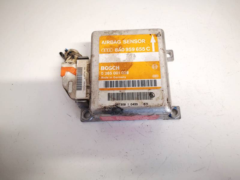 8A0959655C Audi A6 2001 srs-turvatyynyn tietokone – turvatyynyn ohjausyksikkö