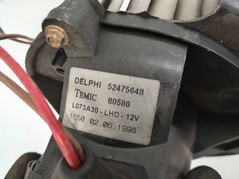 52475648 Opel Astra 2000 Heizung Gebläsemotor - Thumbnail 3