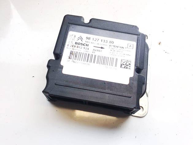 9812713380 Peugeot 208 2019 srs-turvatyynyn tietokone – turvatyynyn ohjausyksikkö