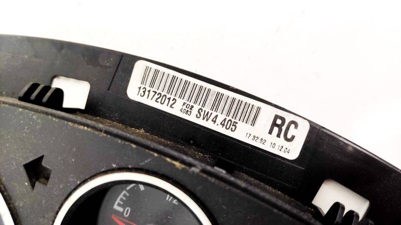 13172012 Opel Astra 2004 Speedometers - Cockpit - Speedo Clocks Instrument - Thumbnail 3