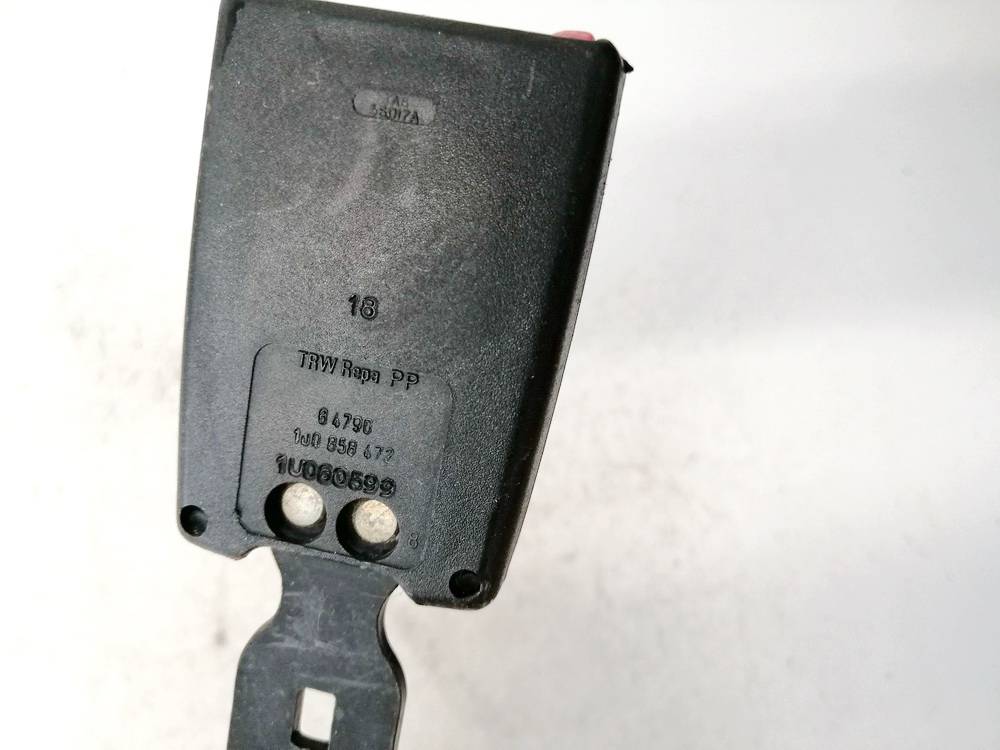 1U0858472 Skoda Octavia 1998 Seat belt holder (Seat belt Buckle) - FRONT RIGHT - Thumbnail 3