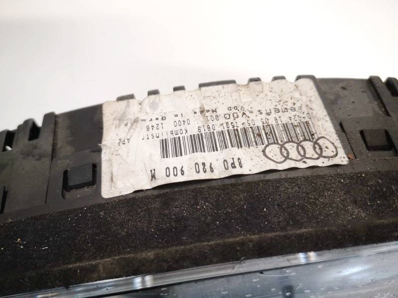 8P0920900M Audi A3 2005 CUADRO INSTRUMENTOS, VELOCÍMETRO (TABLERO DE INSTRUMENTOS) - Thumbnail 2