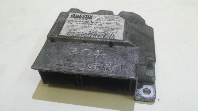 9653493380 Peugeot 307 2002 Airbag crash sensors module
