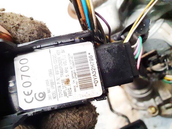 897830D020 Toyota Yaris 2006 ECU Immobilizer antenna - Thumbnail 3