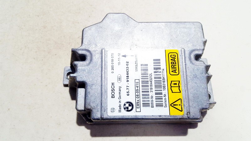 6577918443202 BMW 1-Series 2012 Airbag crash sensors module