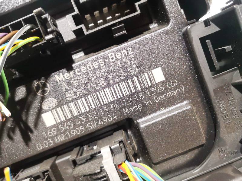 A1695454332 Mercedes-Benz A-CLASS 2007 Moduł komfortu - Thumbnail 3