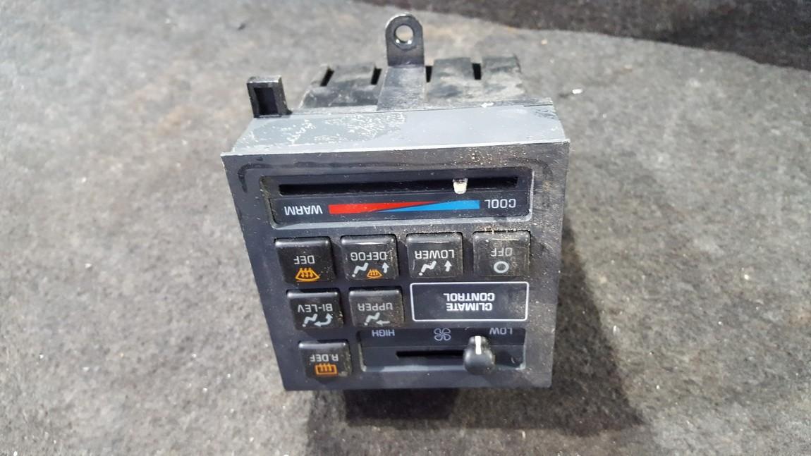 16156181 Pontiac Trans Sport 1994 Climate Control Panel (heater control switches)