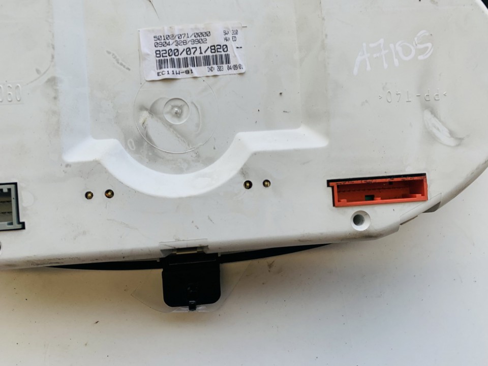 8200071820 Renault Scenic 2001 Speedometers - Cockpit - Speedo Clocks Instrument - Thumbnail 3