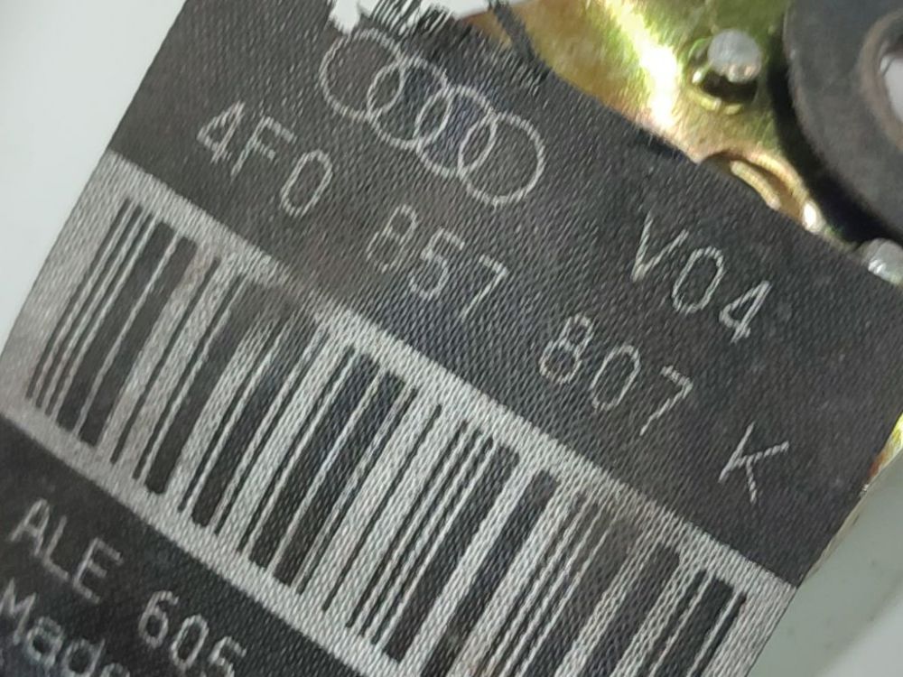 4F0857807K Volkswagen Passat 2007 Sicherheitsgurt Gurt Hinten Zentrum - Thumbnail 4