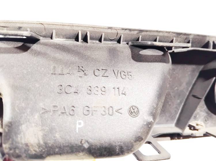 3C4839114 Volkswagen Passat 2006 Door Handle Interior - REAR RIGHT - Thumbnail 3