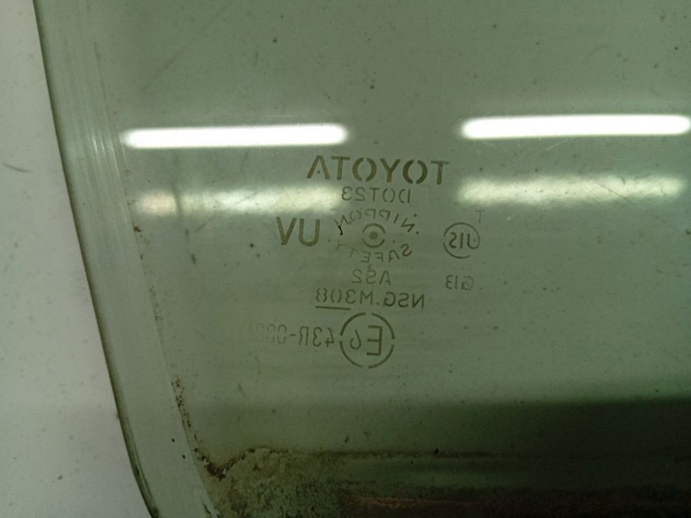 AS2 Toyota Auris 2007 Szyba drzwi - PRZEDNIE PRAWE - Thumbnail 4