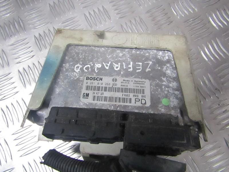 0281010268 24417169 ECU Engine Computer (Engine Control Unit) Opel