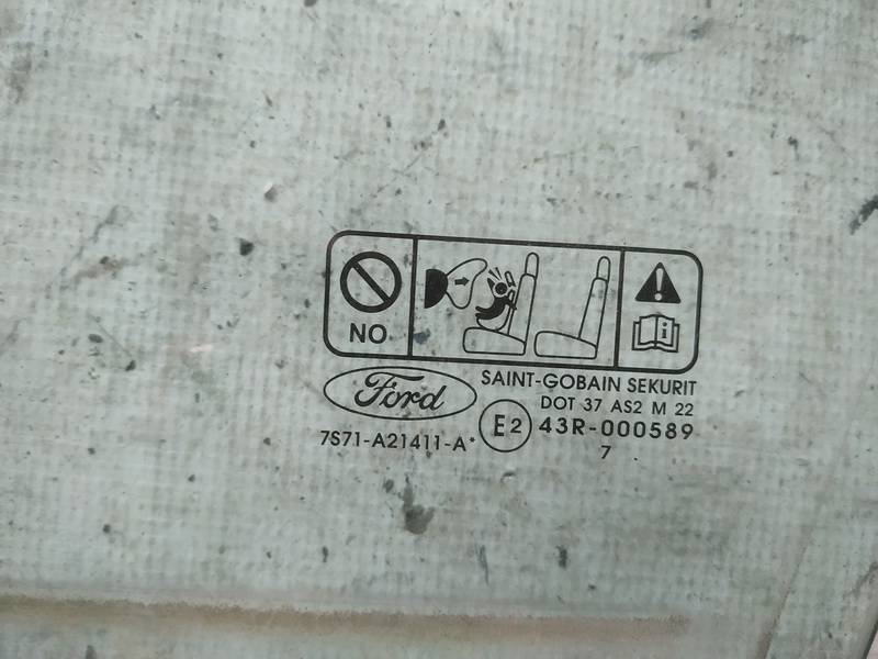 AS2 Ford Mondeo 2007 Door-Drop Glass - FRONT LEFT - Thumbnail 2