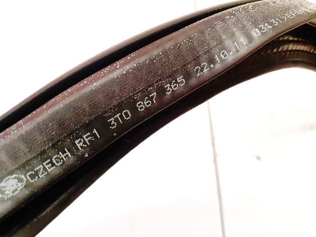 3T0867365 Skoda Superb 2012 Door Rubber - FRONT RIGHT - Thumbnail 3