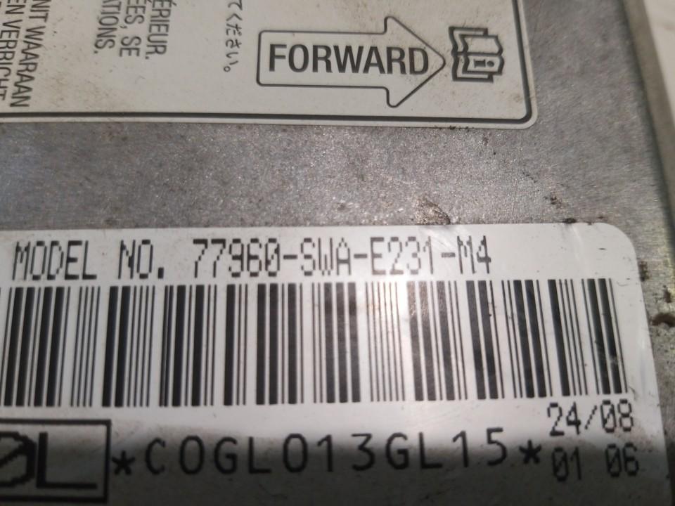 77960SWAE231M4 Honda CR-V 2009 Airbag crash sensors module - Thumbnail 4