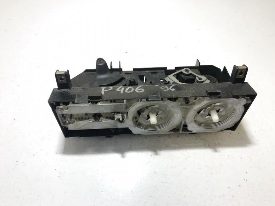 9184941002 Peugeot 406 1998 Climate Control Panel (heater control switches)