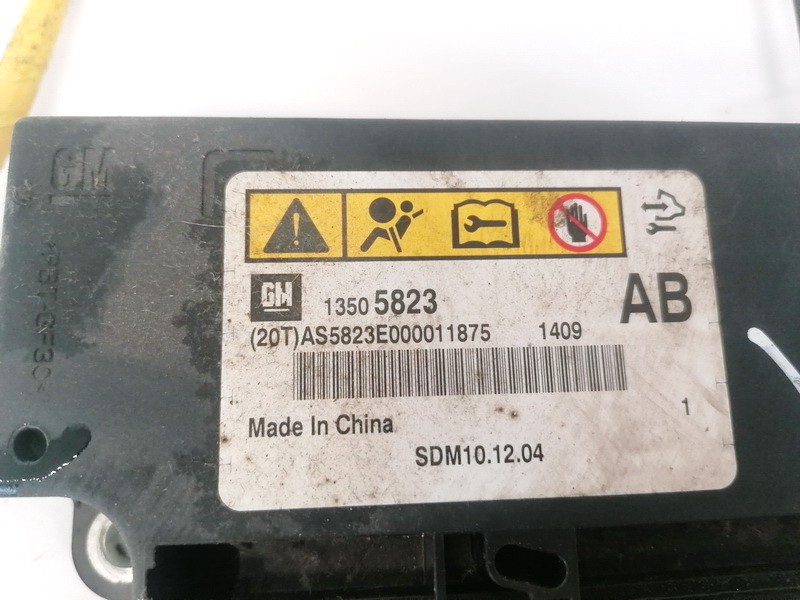 13505823 Chevrolet Cruze 2010 SRS gaisa spilvena dators – gaisa spilvenu vadības bloks - Thumbnail 3