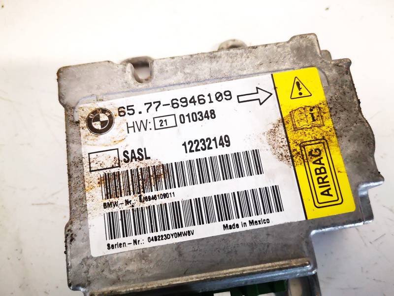 65776946109 BMW 7-Series 2004 Airbag crash sensors module - Thumbnail 2