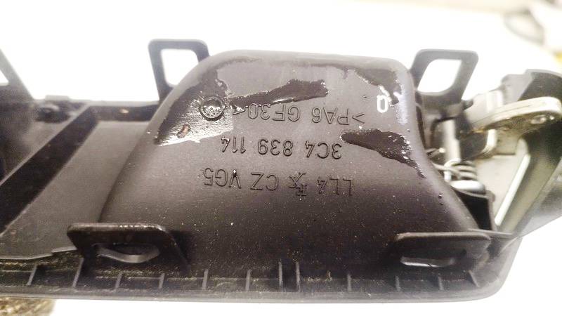 3C4839114 Volkswagen Passat 2007 Door Handle Interior - REAR RIGHT - Thumbnail 3