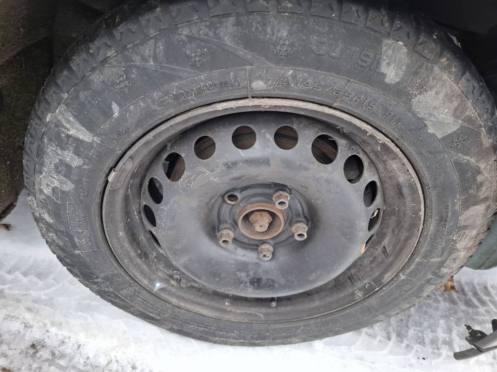 5X114.3 Renault Scenic 2010 Teräsvanne Kokoonpano R15 - Thumbnail 2