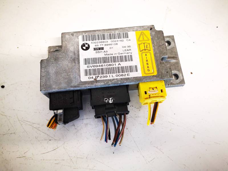 65776946108 BMW 7-Series 2004 Komputer SRS airbag – moduł sterujący poduszek powietrznych