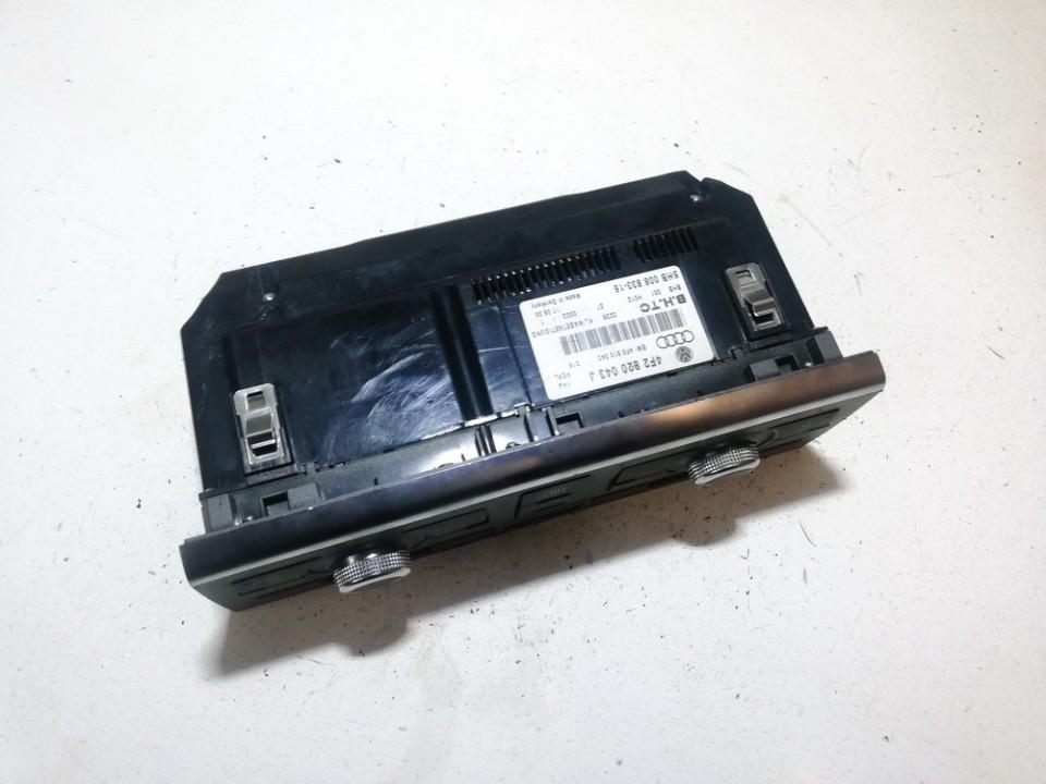 4F2820043J Audi A6 2005 Climate Control Panel (heater control switches)