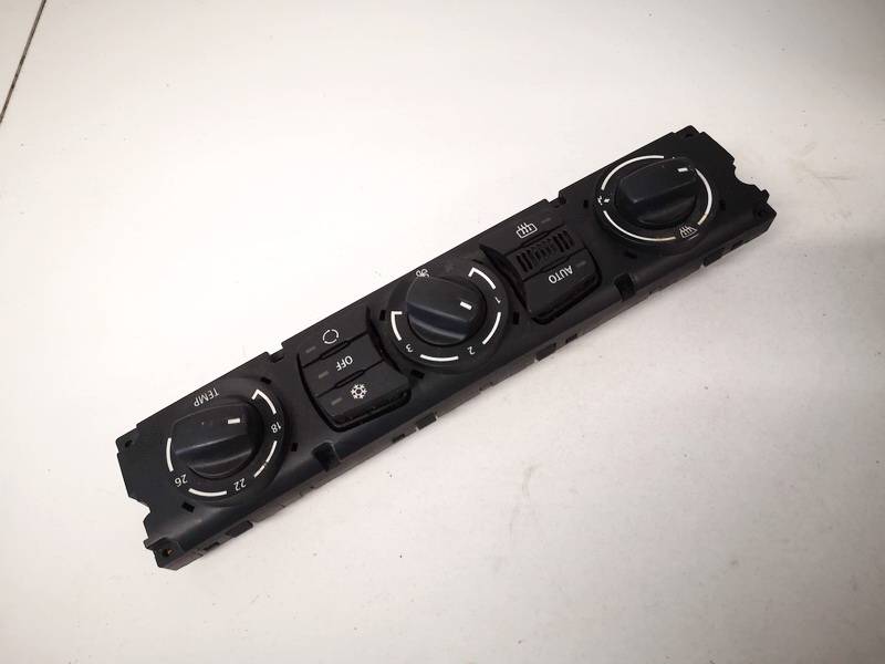 11419110 BMW 5-Series 2006 Heizungsbedienteil Klimabedienteil