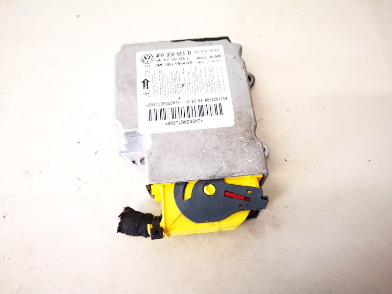 4F0959655B Audi A6 2006 SRS AIRBAG KOMPIUTERIS - ORO PAGALVIU VALDYMO BLOKAS