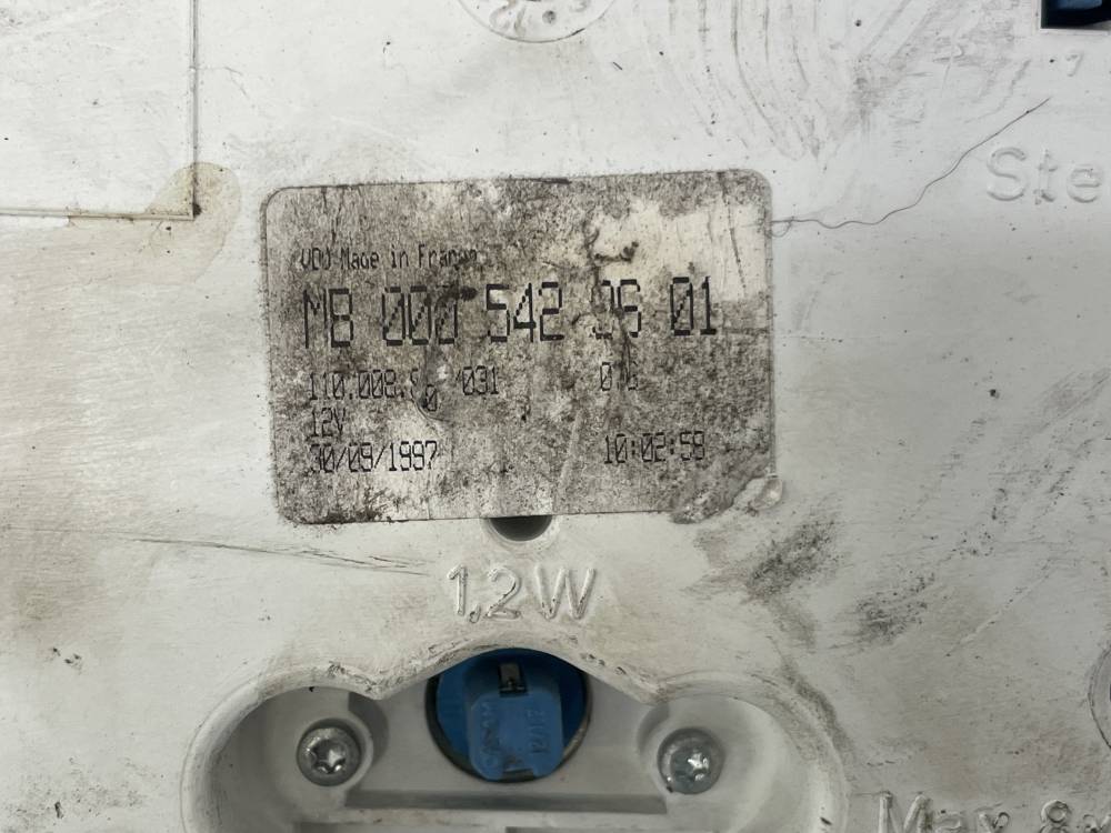 0005429601 Mercedes-Benz Vito 1999 Speedometers - Cockpit - Speedo Clocks Instrument - Thumbnail 3