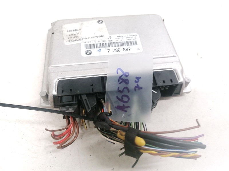0281010205 BMW 3-Series 2001 ECU Engine Computer (Engine Control Unit) - Thumbnail 2