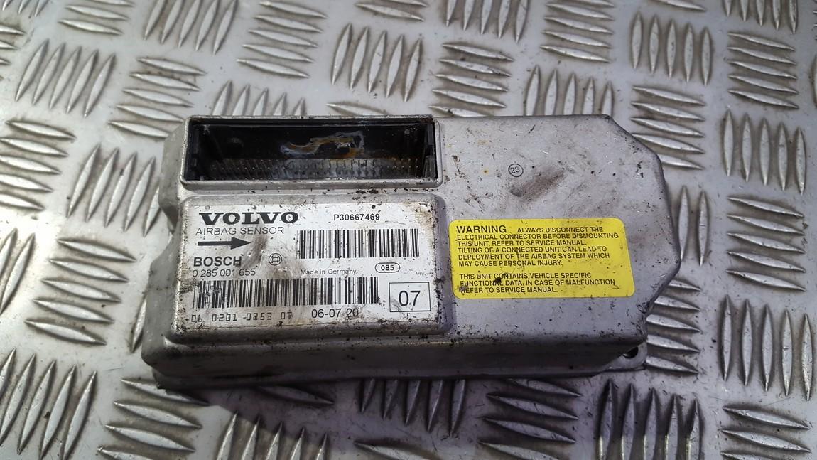 0285001655 Volvo S60 2002 SRS AIRBAG KOMPIUTERIS - ORO PAGALVIU VALDYMO BLOKAS