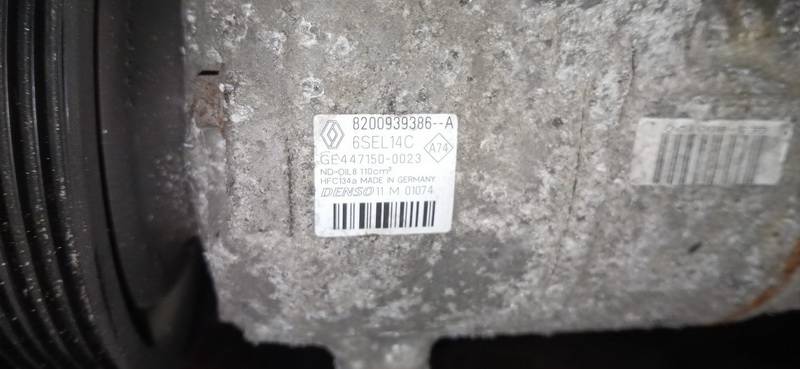 8200939386A Renault Megane 2010 Klimakompressor - Thumbnail 4