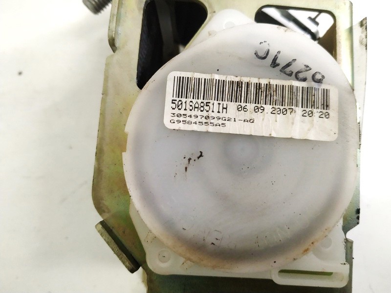 9654438077 Citroen C4 Grand Picasso 2007 Seat belt - REAR MIDDLE - Thumbnail 3